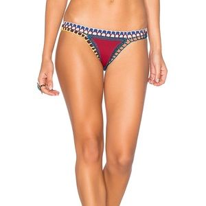 Kiini burgundy bikini bottoms size S, worn once, like new